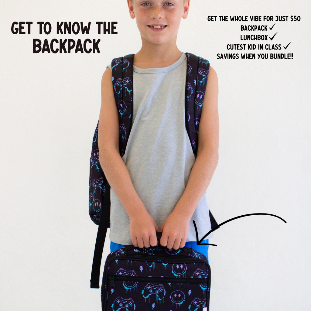 Electric Rush - Backpack & Lunchbox Bundle