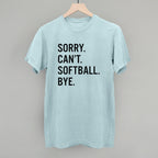Sorry Can't Softball Bye