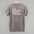 Tea Blanket Couch Reading