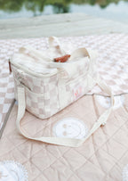 Soft Insulated Cooler Bag in Tan