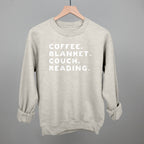 Coffee Blanket Couch Reading