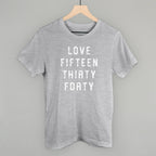 Love Fifteen Thirty Forty