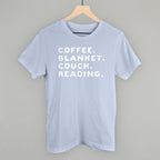 Coffee Blanket Couch Reading