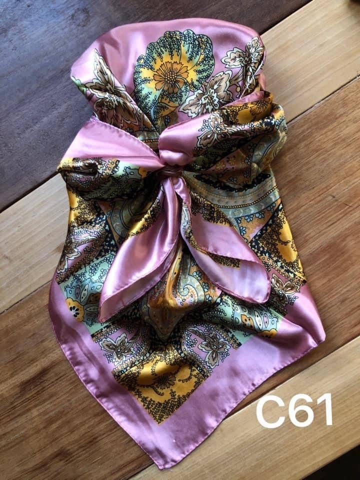 Pink & Gold Paisley Wild Rag