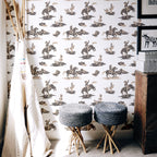 Western Cowboy Pattern Stencil